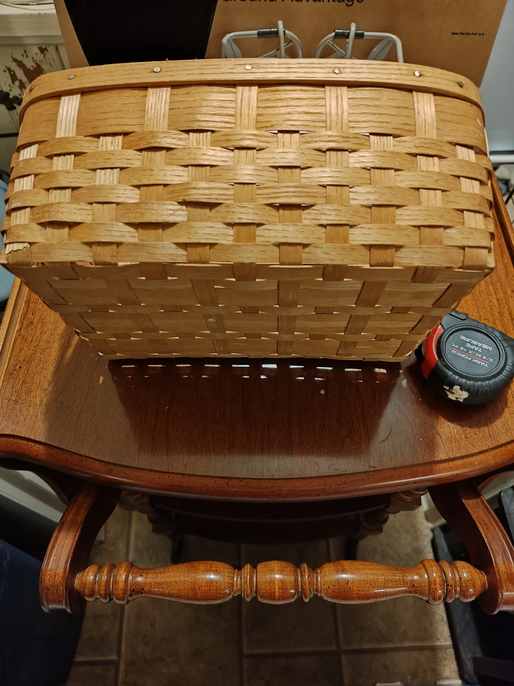 Source Unknown Natural Tan Woven Storage Basket